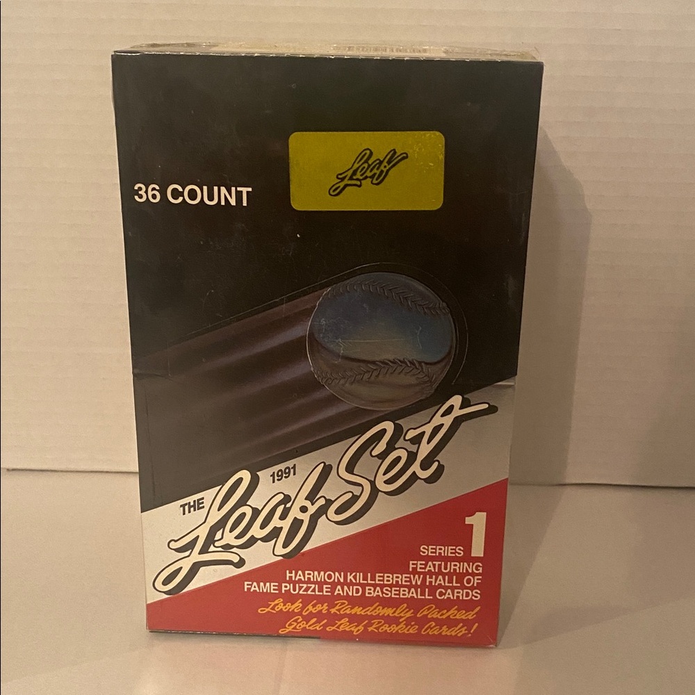1991 Leaf Series 1 Baseball Box Factory Sealed 36 Packs